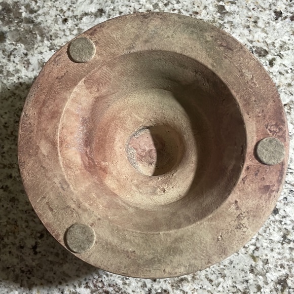 Pottery Barn Tuscan “Brigitte” Small Pillar Candle Holder - Picture 5 of 10